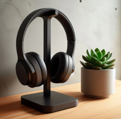 Example desktop headphone stand
